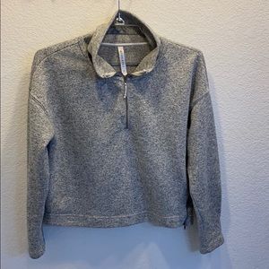 Fabletics Heather Grey Sweatshirt